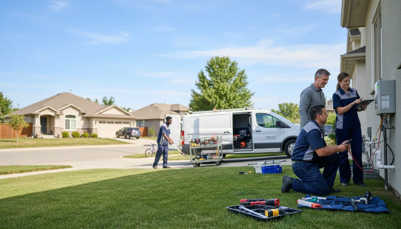 Tankless water heater service in Disney, OK
